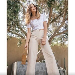 Rolla’s Old mate pants- gold stripe